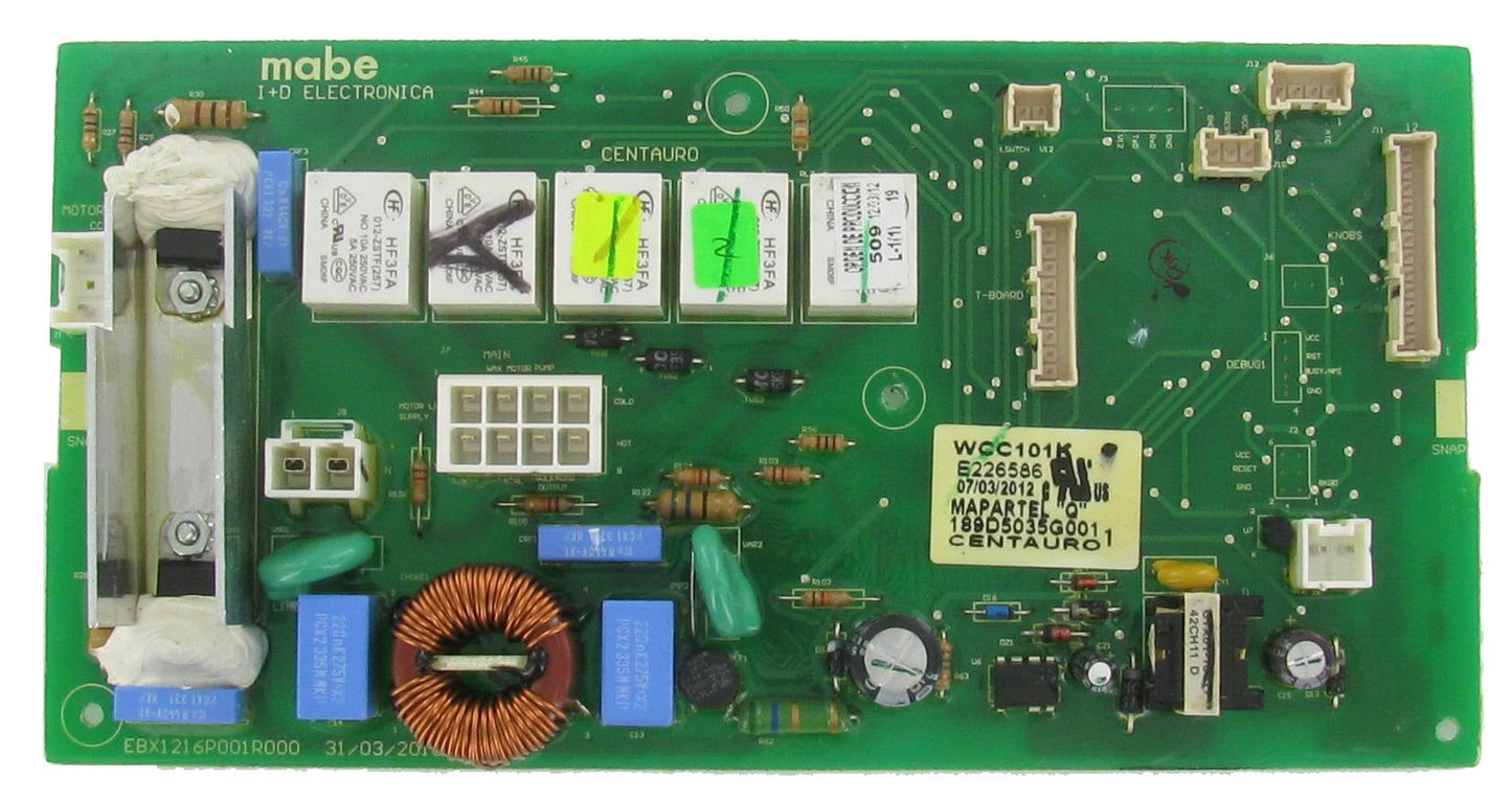 189D5035G001 Washer Control Board WH12X20274 / AP5789049 WCC101K E226586