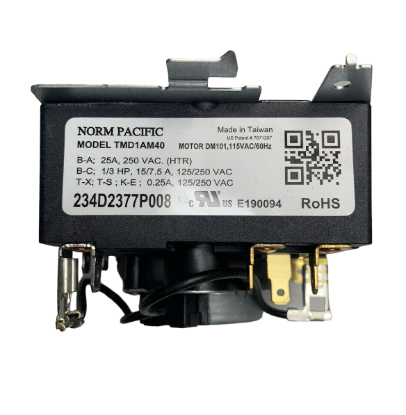 Norm Pacific TMD1AM40 234D2377P008 Dryer Timer